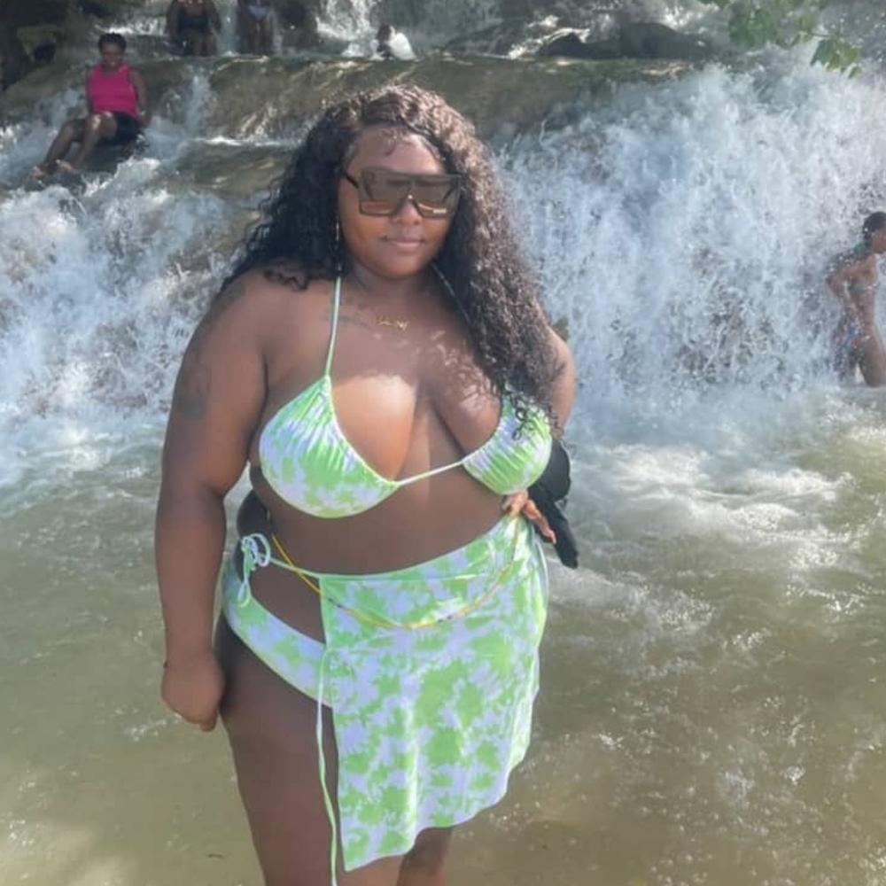 Plus size Green 3 peice Swimsuit